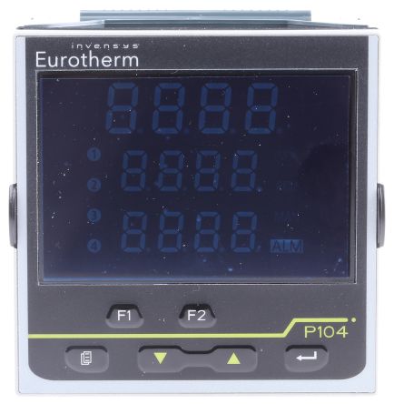 Eurotherm Piccolo P104 Panel PID Temperature Controller, 3 Output Relay 230V ac On-Off