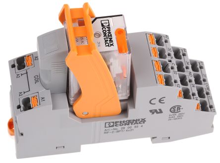 Phoenix Contact DIN Rail Power Relay, 230V ac Coil, 5A Switching Current, 4PDT