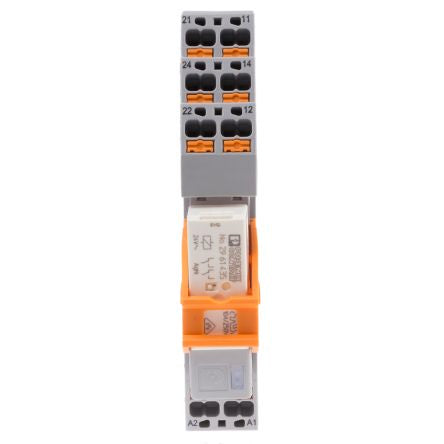 Phoenix Contact DIN Rail Power Relay, 24V ac Coil, 12A Switching Current, DPDT