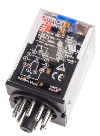 Omron Power Relay, 48V dc Coil, 10A Switching Current, 3PDT