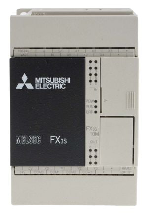 Mitsubishi Electric FX3S Series PLC CPU, Relay Output, 6-Input, DC Input
