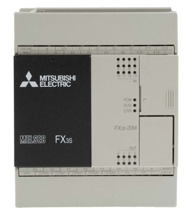 Mitsubishi Electric FX3S Series PLC CPU, Relay Output, 12-Input, DC Input