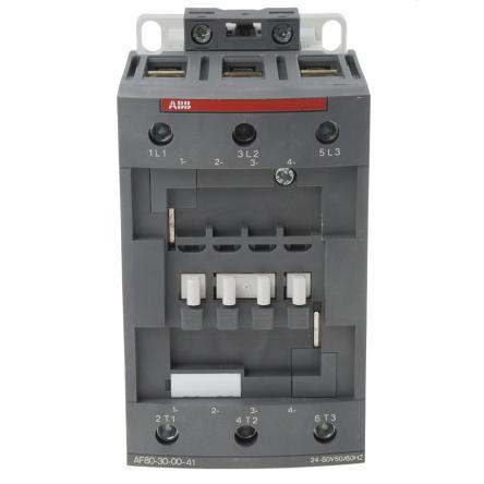 ABB AF Contactor, 24V ac, 60 V ac Coil, 3-Pole, 125 A, 37 kW, 3 NO, 690V ac