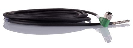 Phoenix Contact Female 5 way Right Angle to 5 way Unterminated Sensor Actuator Cable, 5 m