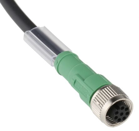 Phoenix Contact 8 way Straight to Female 8 way Unterminated Sensor Actuator Cable, 10 m