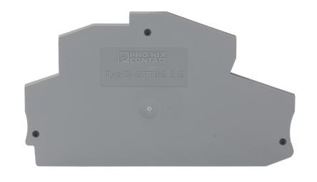 Phoenix Contact D-STTBS 2.5 Series End Cover for Use with Modular Terminal Block