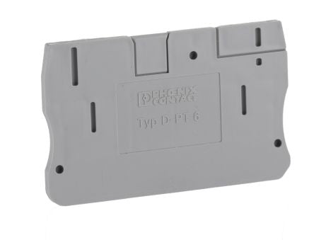 Phoenix Contact D - PT 6 Series End Cover for Use with Modular Terminal Block