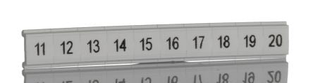 Phoenix Contact, ZBF5.LGS:11-20 Polyamide Marker Strip for use with Terminal Block