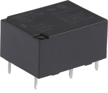 Omron PCB Power Relay, 12V dc Coil, 8A Switching Current, SPST