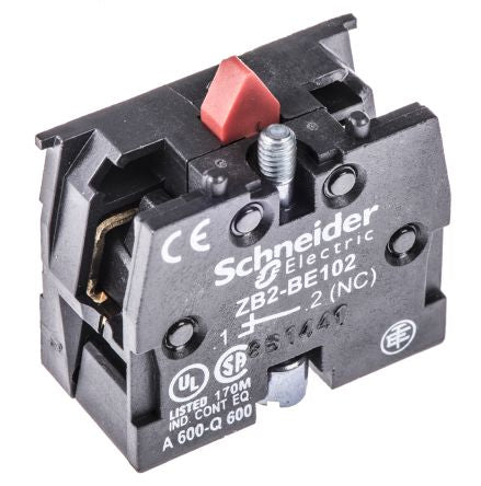 Schneider Electric ZB2 Series Contact Block, 600V, 1 NC