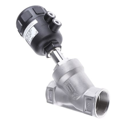 Burkert Angle type Pneumatic Actuated Valve, 16 bar 1.5 in