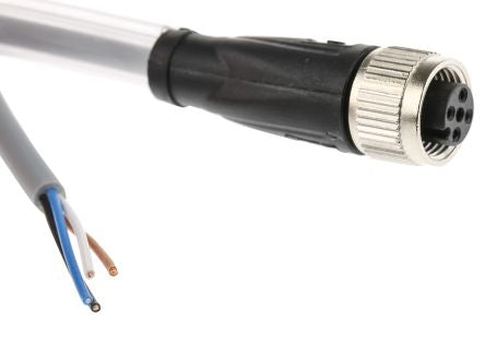 Pepperl + Fuchs Female 4 way Straight to Unterminated Sensor Actuator Cable, 2 m