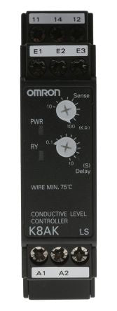 Omron Monitoring Relay, 3 Phase, SPDT, DIN Rail, 240V ac 24 V dc