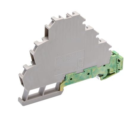 Weidmüller 7917030000 W Series DIN Rail Terminal Block Dark Beige, 4mm², 4-Level, Screw