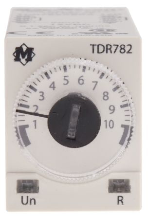 Schneider Electric DIN Rail Timer Relay, 2-Contact, 0.1 s to 100 h, 1-Function, DPDT Switch Configuration