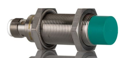 Pepperl + Fuchs NBN8-18GM50-E2-V1 Threaded Barrel Inductive Proximity Sensor, M18 PNP 36V 8 mm 36 V dc 200mA
