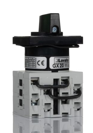 Lovato 3 Position 60 °, Knob Actuator 20 A