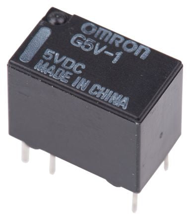 Omron PCB Signal Relay, 5V dc Coil, 2A, SPDT
