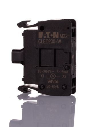 Eaton M22 Series Light Block, 264V ac, White Light