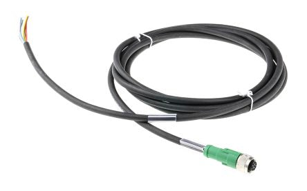 Phoenix Contact Female 8 way Straight to Unterminated 8 way Unterminated Sensor Actuator Cable, 3 m