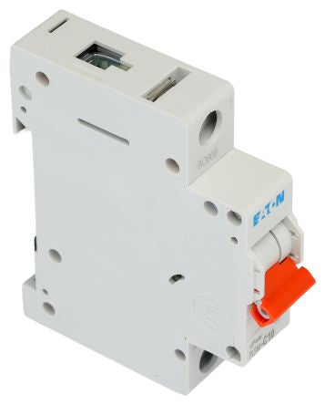 Eaton xPole PL Miniature Circuit Breaker, 1-Pole, 10A, Type C, 48 V dc DC, 10 kA Breaking Capacity