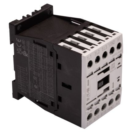 Eaton DILM Contactor, 24V ac Coil, 3-Pole, 12 A, 5.5 kW 24V ac, 3 NO, 400V ac