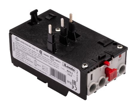 Lovato, RF9 Thermal Overload Relay 1 NO/1 NC, 5A Contact Rating, 3.7 kW, 690V ac 3