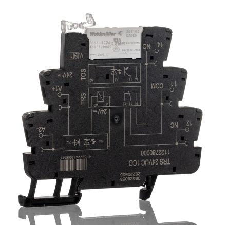 Weidmüller TRS Series Interface Relay, DIN Rail, 24V Coil, SPDT, 11.7mA