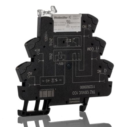 Weidmüller TRZ Series Interface Relay, DIN Rail, 110V Coil, SPDT, 4mA