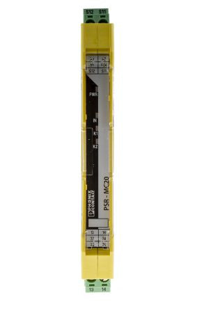 Phoenix Contact PSR-MC20-3NO-1DO-24DC-SC, 24V dc Safety Relay, 3 Safety Contacts, 3