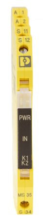 Phoenix Contact PSR-MS35-1NO-24DC-SC, 24V dc Safety Relay, 1 Safety Contacts, 1