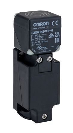 Omron E2Q6-N20F3-H Block Inductive Proximity Sensor, M20 x 1.5 PNP E2Q6 30V 30 mm 1000 V ac 30 V dc 200mA