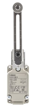 Omron WL Series Roller Lever Limit Switch, SPST, IP67, 500V ac, 10A
