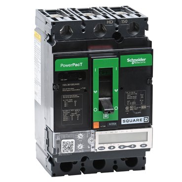 Circuit breaker, PowerPacT H, 100A, 3 pole, 600VAC, 14kA, lugs, Micrologic 6.2A, 80% (Circuit breaker PowerPacT H) is a Schneider Electric product. Designed for reliable performance and long service life. Available across Iraq — contact us for pricing and delivery options.