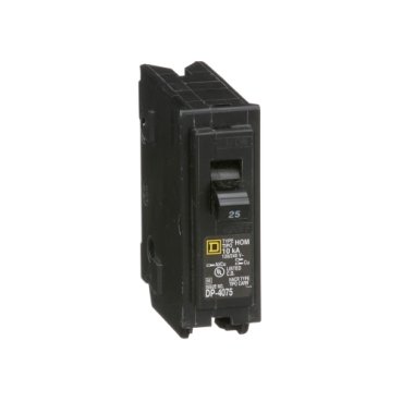 Mini circuit breaker, Homeline, 25A, 1 pole, 120/240VAC, 10kA AIR, standard type, plug in, UL (Mini circuit breaker Homeline) is a Schneider Electric product. Designed for reliable performance and long service life. Available across Iraq — contact us for pricing and delivery options.