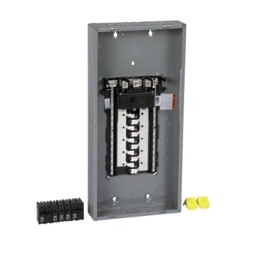 Load center, Homeline, 1 phase, 20 spaces, 40 circuits, 200A convertible main breaker, PoN, NEMA1, value pack (Load center Homeline) is a Schneider Electric product. Designed for reliable performance and long service life. Available across Iraq — contact us for pricing and delivery options.