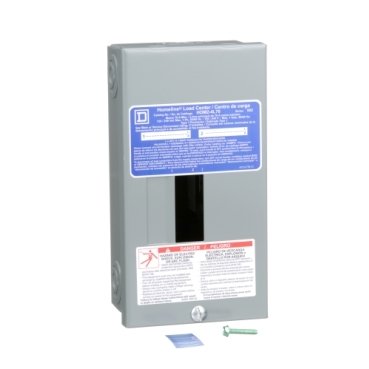 Load center, Homeline, 1 phase, 2 spaces, 4 circuits, 70A fixed main lugs, NEMA1, surface cover (Load center Homeline) is a Schneider Electric product. Designed for reliable performance and long service life. Available across Iraq — contact us for pricing and delivery options.