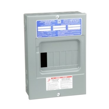 Load center, Homeline, 1 phase, 6 spaces, 12 circuits, 100A fixed main lugs, NEMA1, surface cover (Load center Homeline) is a Schneider Electric product. Designed for reliable performance and long service life. Available across Iraq — contact us for pricing and delivery options.