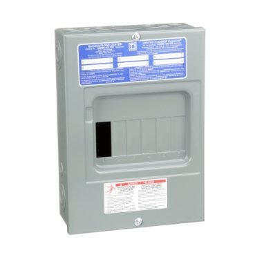 Load center, Homeline, 1 phase, 6 spaces, 12 circuits, 100A fixed main lugs, NEMA1, surface cover, consumer pack (Load center Homeline) is a Schneider Electric product. Designed for reliable performance and long service life. Available across Iraq — contact us for pricing and delivery options.