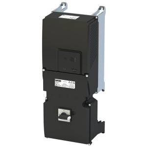 Mains voltage: 3 AC 400/480; Power - Heavy Duty (hp): 15.0; Enclosure rating: NEMA 4X; Fieldbus: [Without]; Extension box: With extension box and disconnect switch; Safety module: Without safety technology
