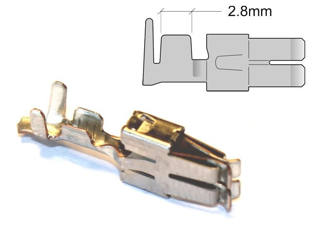 Danfoss 134B0496 - Crimp terminals, 0.5-1.0mm2, 25 pcs