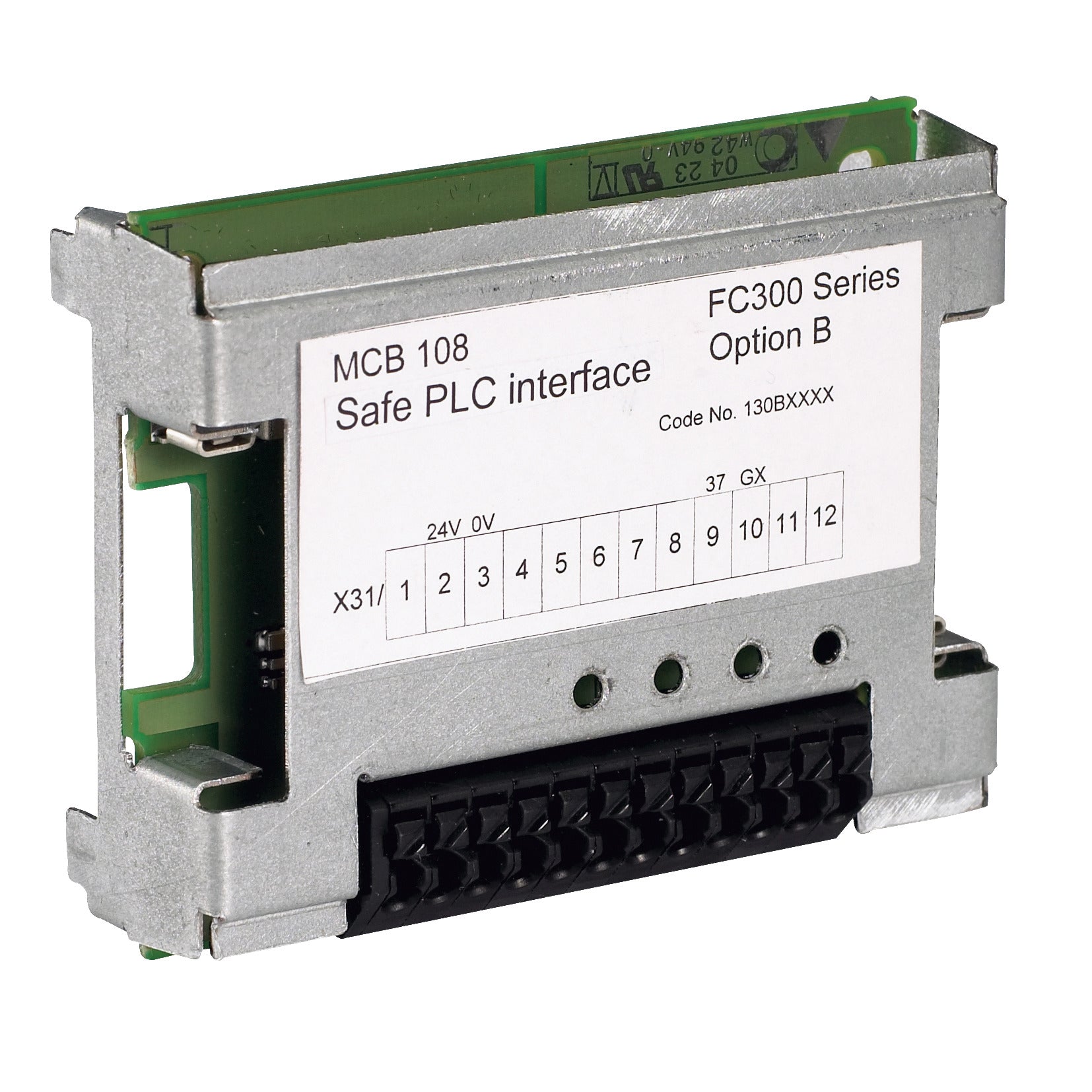Danfoss 130B1120 - VLT® Safe PLC I/O MCB 108, uncoated