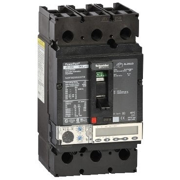Circuit breaker, PowerPacT J, 250A, 3 pole, 600VAC, 14kA, busbar, Micrologic 5.2E, 80% (Circuit breaker PowerPacT J) is a Schneider Electric product. Designed for reliable performance and long service life. Available across Iraq — contact us for pricing and delivery options.