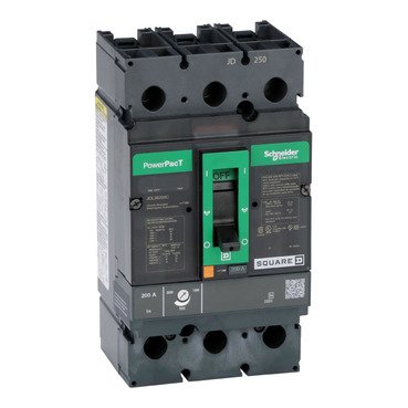 Circuit breaker, PowerPacT J, 200A, 3 pole, 600VAC, 14kA, lugs, thermal magnetic, 100% (Circuit breaker PowerPacT J) is a Schneider Electric product. Designed for reliable performance and long service life. Available across Iraq — contact us for pricing and delivery options.