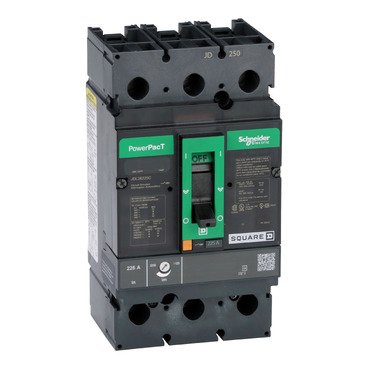 Circuit breaker, PowerPacT J, 225A, 3 pole, 600VAC, 14kA, lugs, thermal magnetic, 100% (Circuit breaker PowerPacT J) is a Schneider Electric product. Designed for reliable performance and long service life. Available across Iraq — contact us for pricing and delivery options.