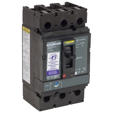 Circuit breaker, PowerPacT J, 250A, 3 pole, 600VAC, 14kA, lugs, thermal magnetic, 80%, aux (Circuit breaker PowerPacT J) is a Schneider Electric product. Designed for reliable performance and long service life. Available across Iraq — contact us for pricing and delivery options.