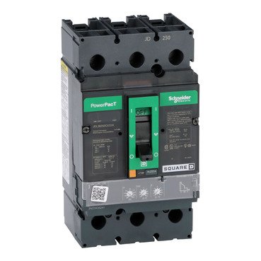 Circuit breaker, PowerPacT J, 250A, 3 pole, 600VAC, 14kA, lugs, Micrologic 3.2S, 100% (Circuit breaker PowerPacT J) is a Schneider Electric product. Designed for reliable performance and long service life. Available across Iraq — contact us for pricing and delivery options.