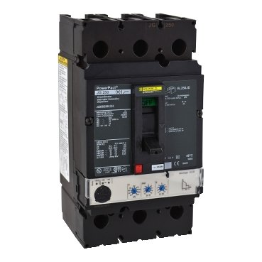 Circuit breaker, PowerPacT J, 250A, 3 pole, 600VAC, 14kA, lugs OFF end, Micrologic 3.2, 80% (Circuit breaker PowerPacT J) is a Schneider Electric product. Designed for reliable performance and long service life. Available across Iraq — contact us for pricing and delivery options.