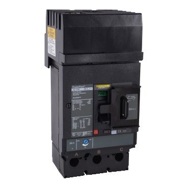 Circuit breaker, PowerPacT J, 200A, 3 pole, 600VAC, 18kA, I-Line, thermal magnetic, 80%, ABC, padlock (Circuit breaker PowerPacT J) is a Schneider Electric product. Designed for reliable performance and long service life. Available across Iraq — contact us for pricing and delivery options.