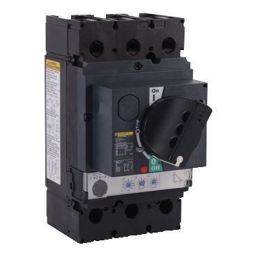 Circuit breaker, PowerPacT J, 250A, 3 pole, 600VAC, 18kA, busbar, Micrologic 3.2, 100%, black rotary handle (Circuit breaker PowerPacT J) is a Schneider Electric product. Designed for reliable performance and long service life. Available across Iraq — contact us for pricing and delivery options.